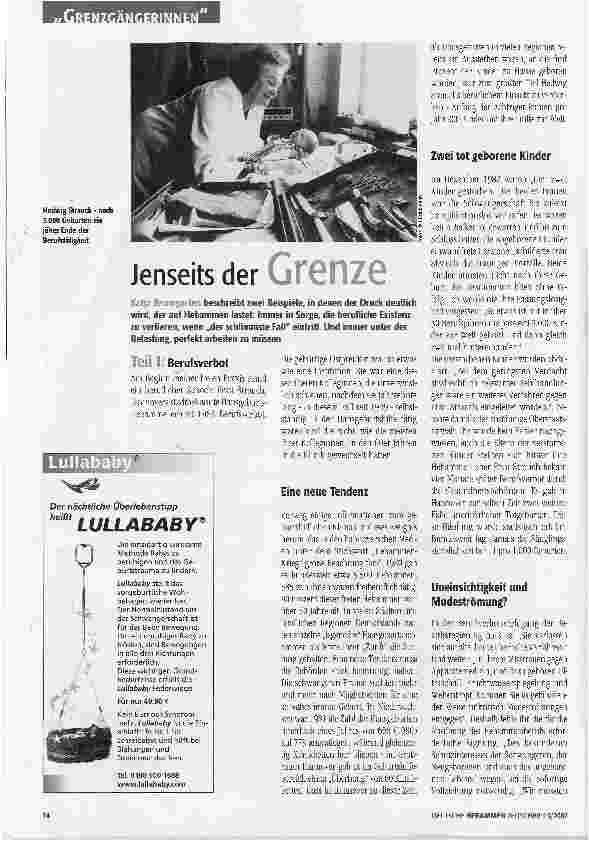 Vorschauseite 1: Jenseits der Grenze