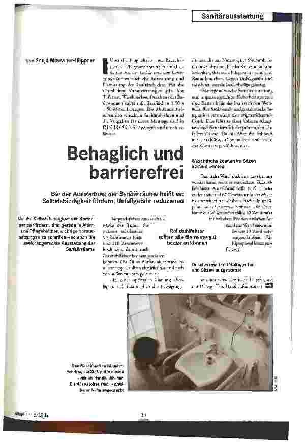 Vorschauseite 1: Behaglich und barrierefrei
