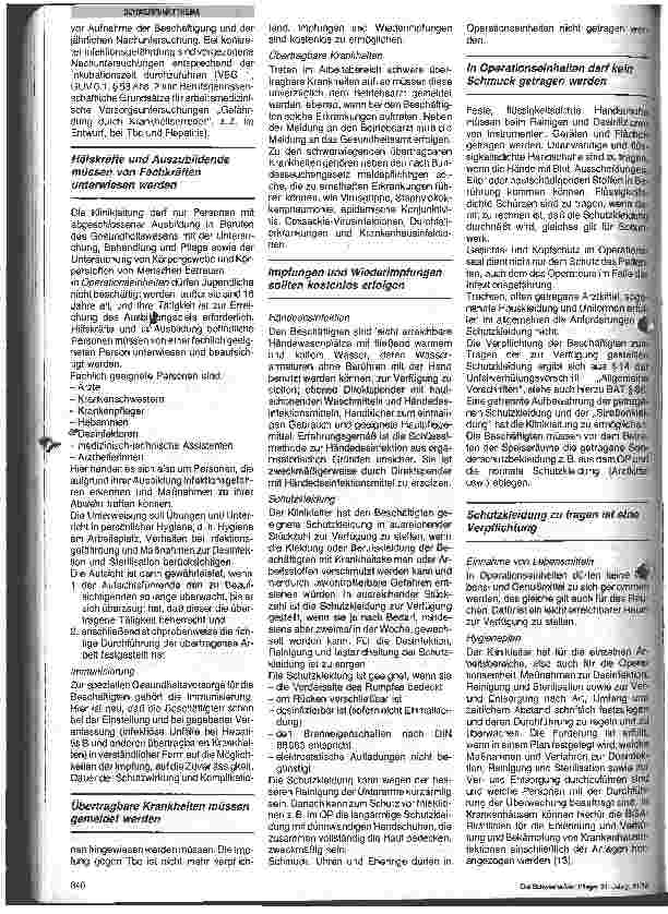 Vorschauseite 3: Rechtliche Grundlagen zur Beachtung der Hygienegrundregeln