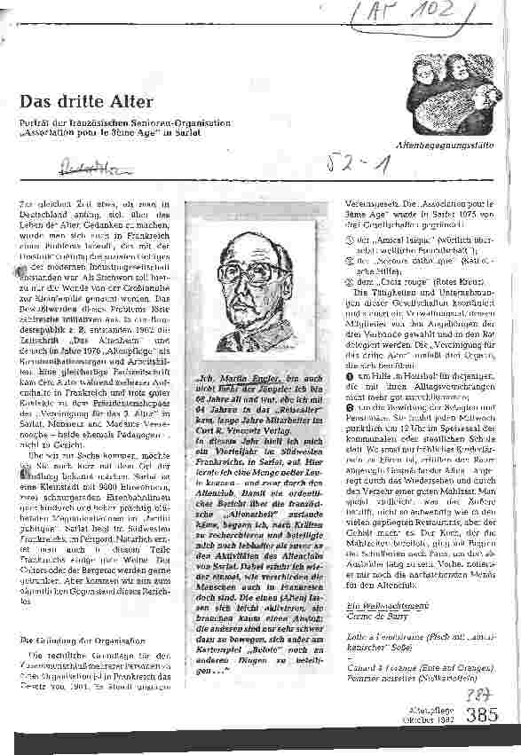 Vorschauseite 1: Das dritte Alter