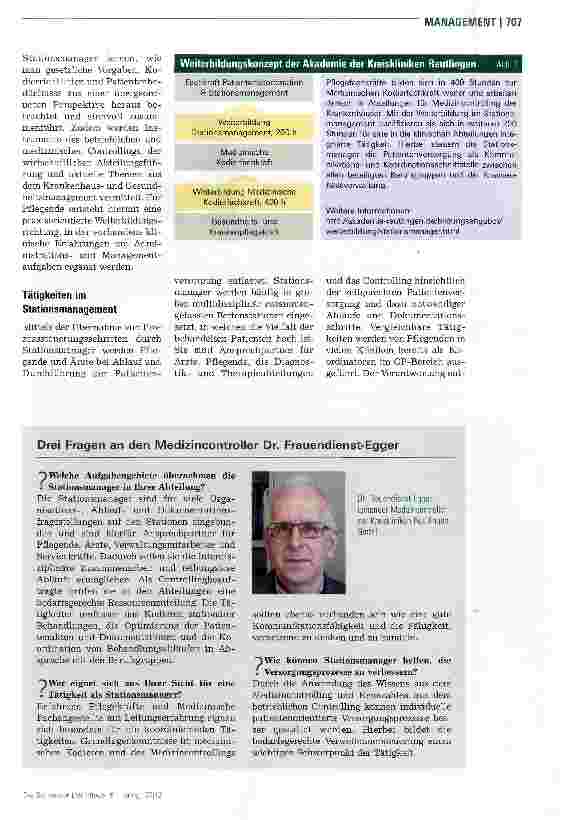 Vorschauseite 2: Patientenversorgung koordinieren und steuern