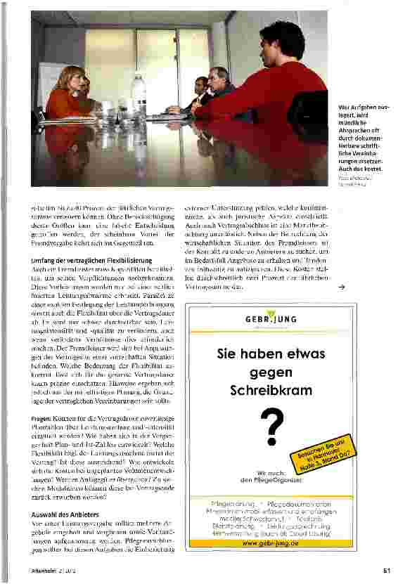 Vorschauseite 2: Outsourcing: Nachrechnen und Vorsprung sichern