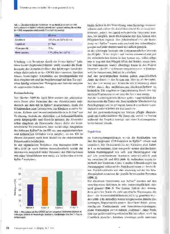 Vorschauseite 2: Software zur elektronischen Verordnungsunterstützung