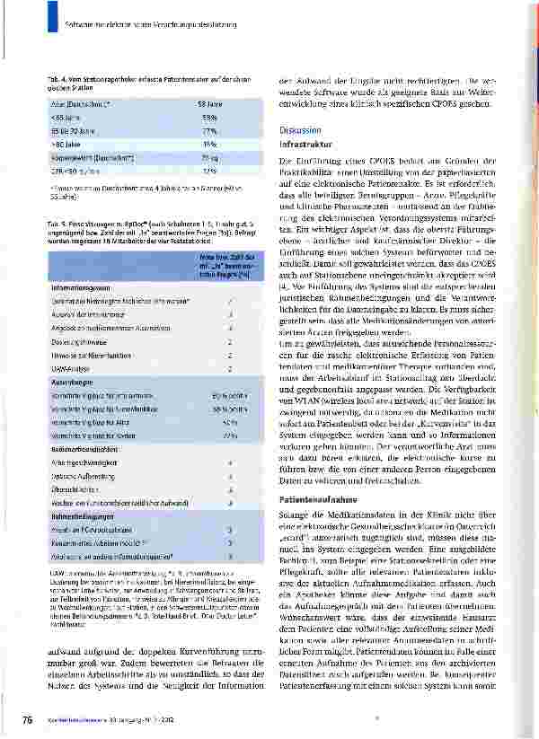 Vorschauseite 4: Software zur elektronischen Verordnungsunterstützung