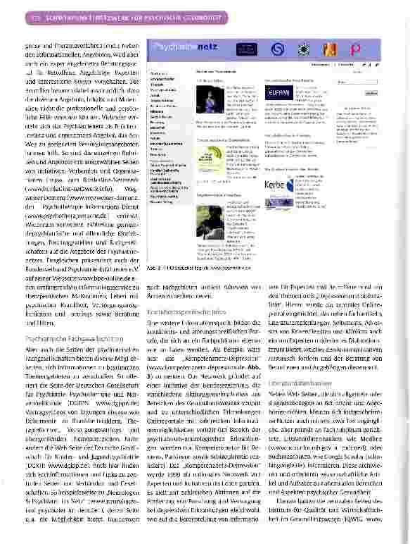Vorschauseite 4: E-Mental-Health im Web 2.0