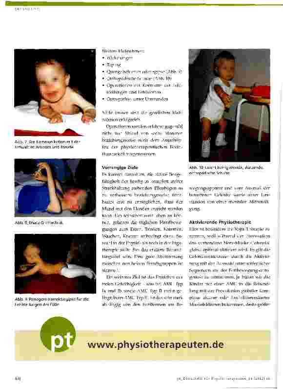 Vorschauseite 4: Physiotherapie bei Arthrogryposis multiplex congenita