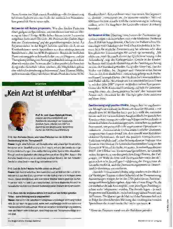 Vorschauseite 3: Im Zweifel zum Spezialisten