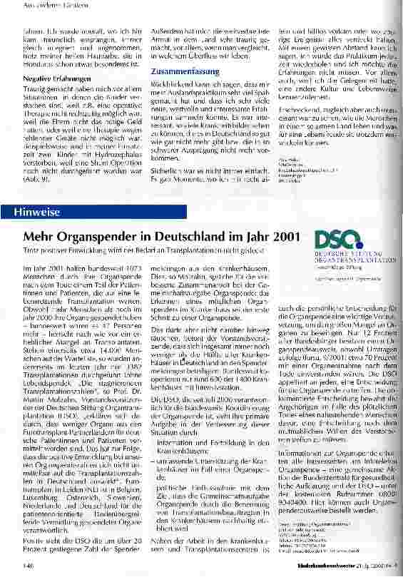 Vorschauseite 4: Auslandspraktikum in Honduras (Mittelamerika)