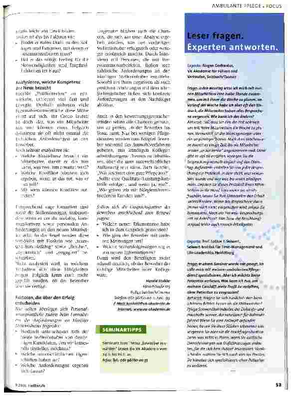 Vorschauseite 2: Stimmt die Chemie?