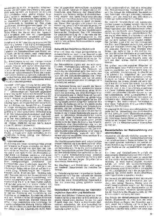 Vorschauseite 2: Einführung in die Anästhesiologie 34. Folge: Anästhesiologische Probleme in der Neurochirurgie