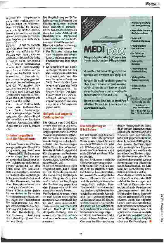 Vorschauseite 2: Bestehende Verträge prüfen