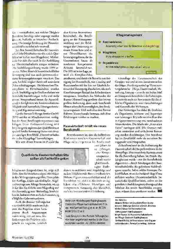 Vorschauseite 4: Wohnen steht vor pflegen