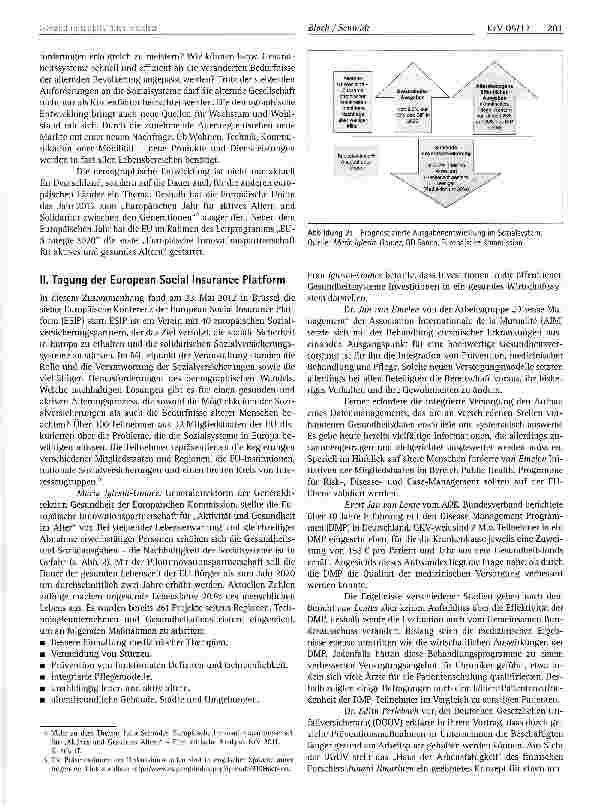 Vorschauseite 2: Gesund und aktiv älter werden - Was kann die Sozialversicherung dazu beitragen?