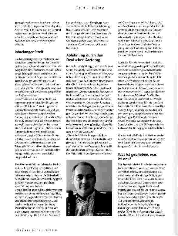Vorschauseite 3: Elektronische Gesundheitskarte