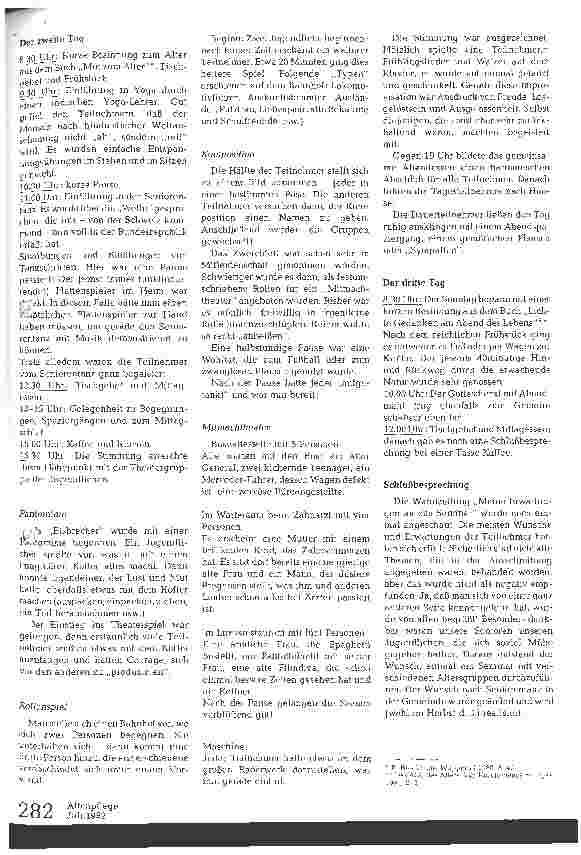 Vorschauseite 3: Seminar mit Senioren