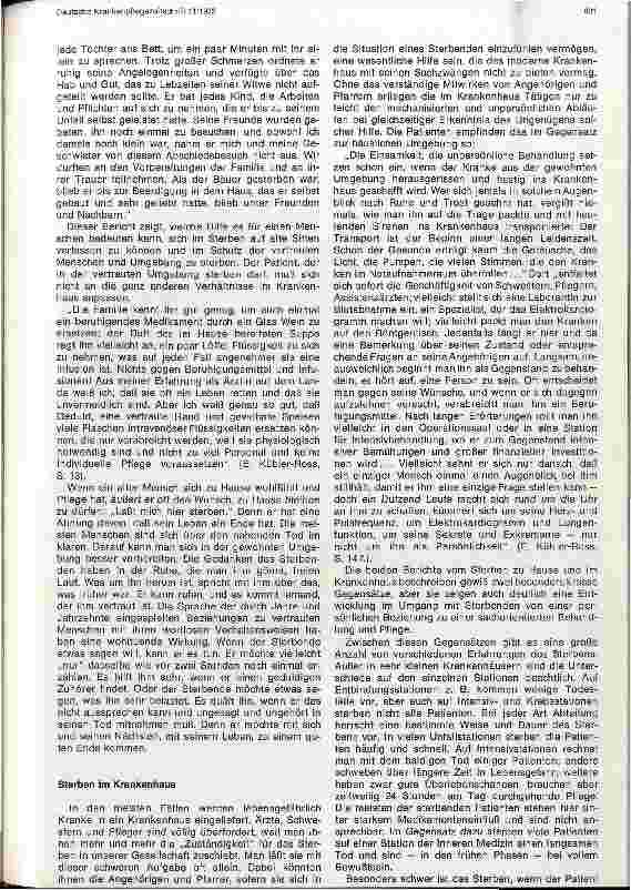 Vorschauseite 2: Gespräche mit Sterbenden