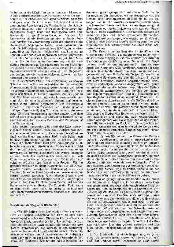 Vorschauseite 5: Gespräche mit Sterbenden