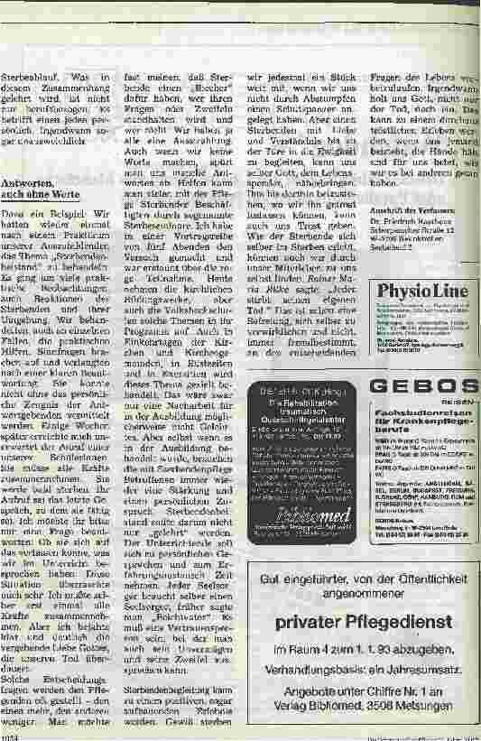 Vorschauseite 2: Dienst an den Sterbebegleitern