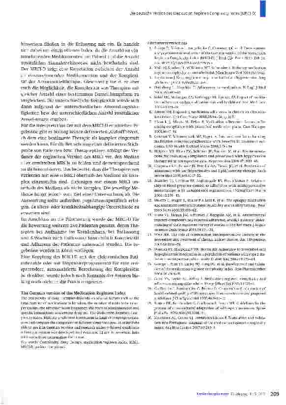 Vorschauseite 6: Die deutsche Version des Medication Regimen Complexity Index (MRCI-D)