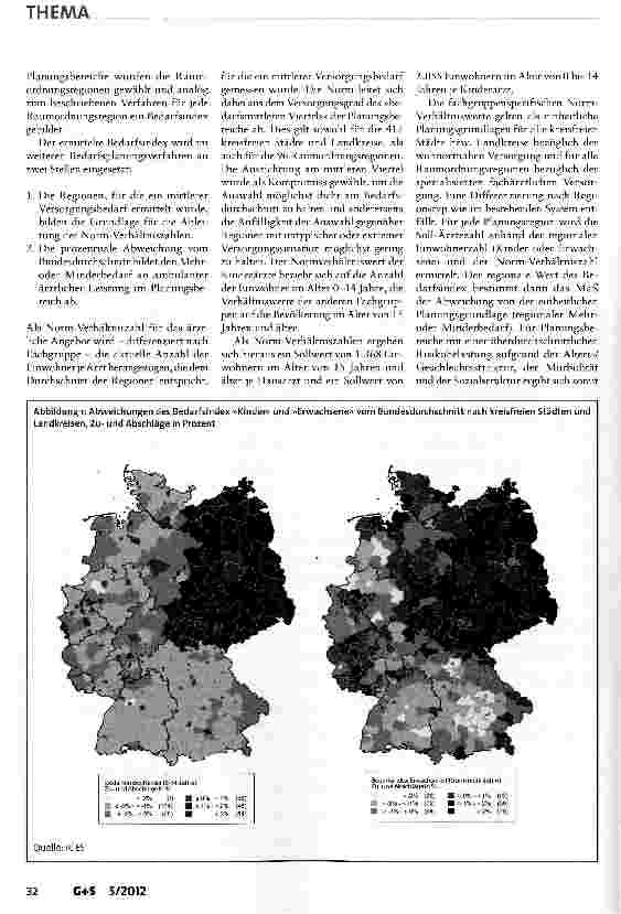 Vorschauseite 4: Konzept zur Neuordnung der ärztlichen Bedarfsplanung