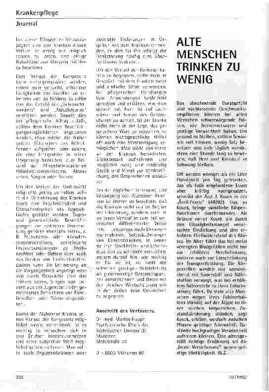 Vorschauseite 6: Alzheimer-Krankheit: Ursachen, Klinik und Therapie