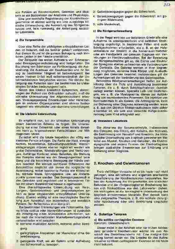 Vorschauseite 2: Die Diagnose in der Orthopädie Knochen und Gelenktumoren