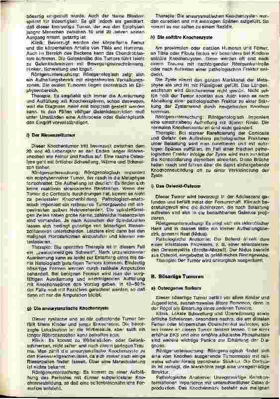 Vorschauseite 4: Die Diagnose in der Orthopädie Knochen und Gelenktumoren