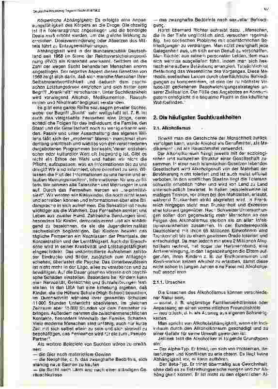 Vorschauseite 2: Psychiatrie und Neurologie - Der Umgang mit Suchtkranken im Krankenhaus aus der Sicht des Pflegepersonals