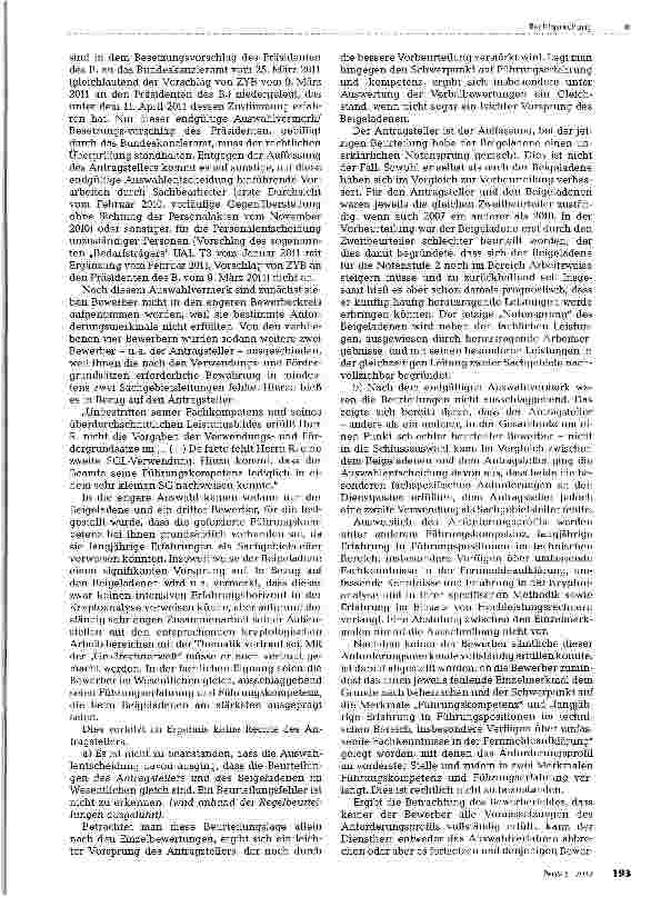 Vorschauseite 3: Gewichtung des Anforderungsprofils bei der Bewerberauswahl