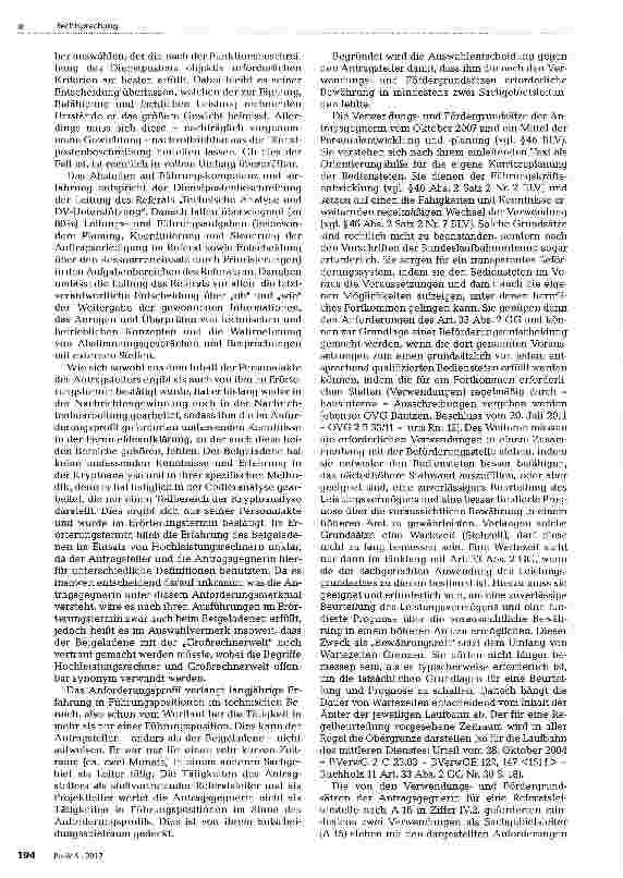 Vorschauseite 4: Gewichtung des Anforderungsprofils bei der Bewerberauswahl