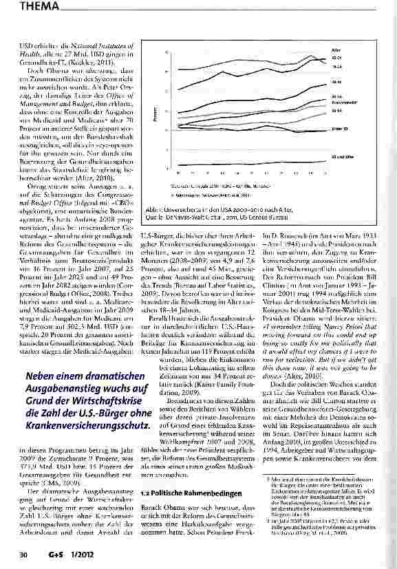 Vorschauseite 2: »Obamacare« - Hintergründe und Stand der amerikanischen Gesundheitsreform 2010