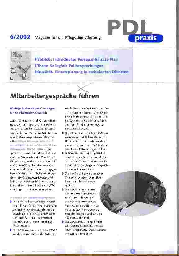 Vorschauseite 1: Mitarbeitergespräche führen