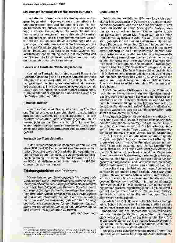 Vorschauseite 2: Nierentransplantation - Risiko und Chance
