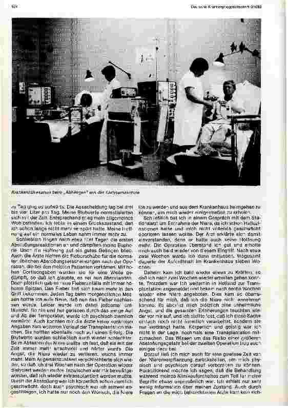Vorschauseite 5: Nierentransplantation - Risiko und Chance