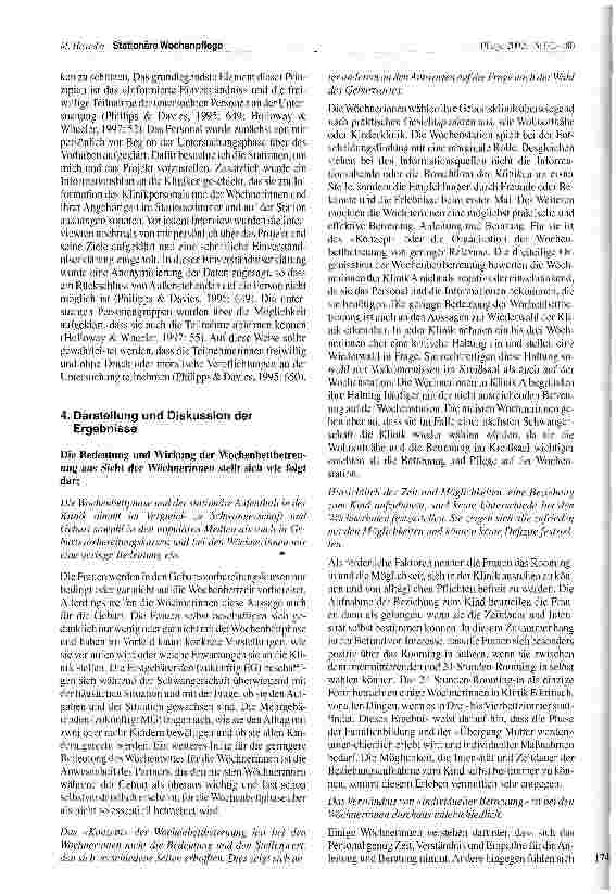 Vorschauseite 5: Stationäre Wochenpflege:Evaluation ganzheitlicher und herkömmlicher Betreuungsformen in der postpartalen Phase