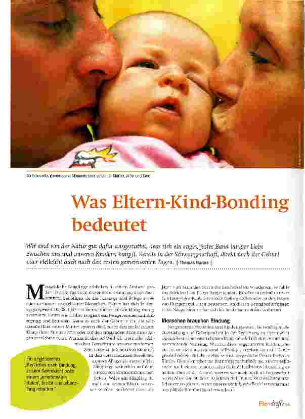 Vorschauseite 1: Was Eltern-Kind-Bonding bedeutet