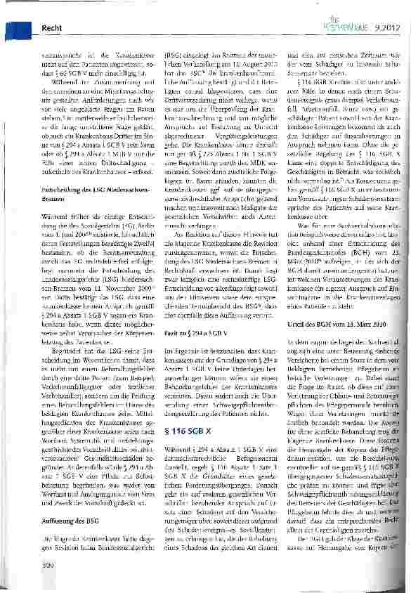 Vorschauseite 2: Vermutete Behandlungsfehler und das Herausgabeverlangen von Patientendaten durch Krankenkassen