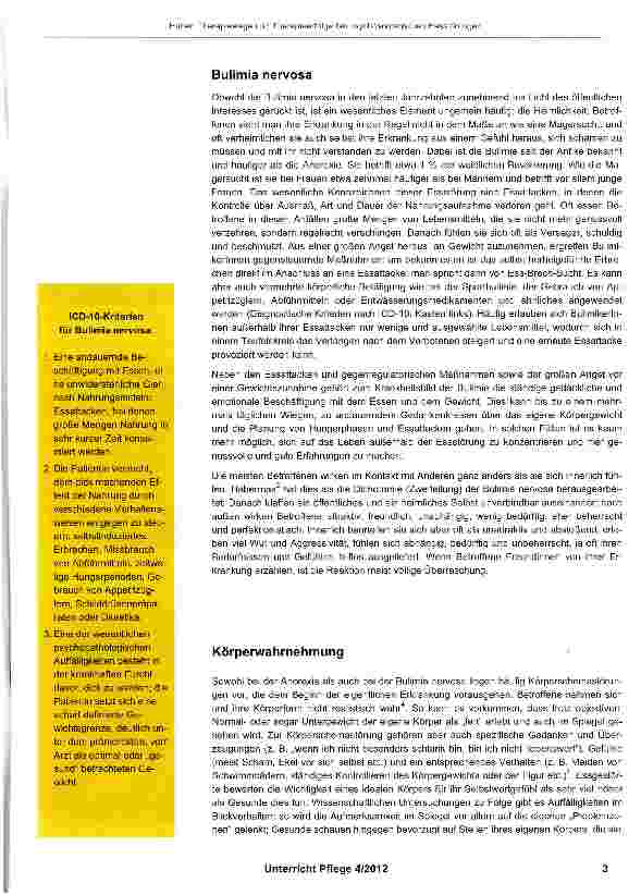 Vorschauseite 2: Therapiewege und Therapieerfolge bei psychosomatischen Essstörungen