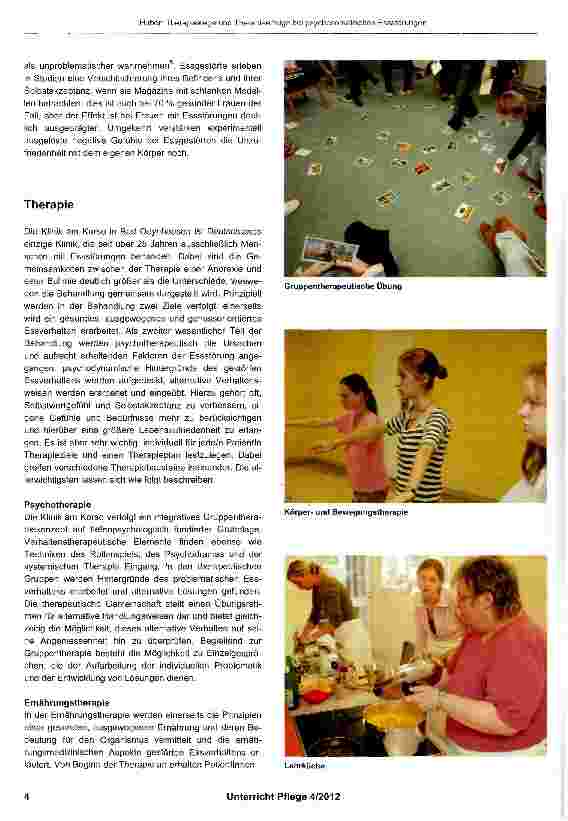 Vorschauseite 3: Therapiewege und Therapieerfolge bei psychosomatischen Essstörungen