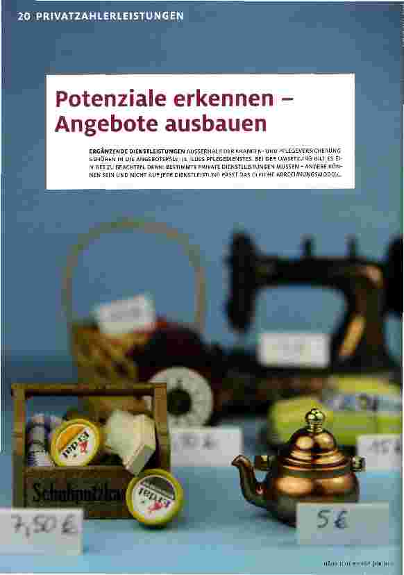 Vorschauseite 1: Potenziale erkennen -Angebote ausbauen