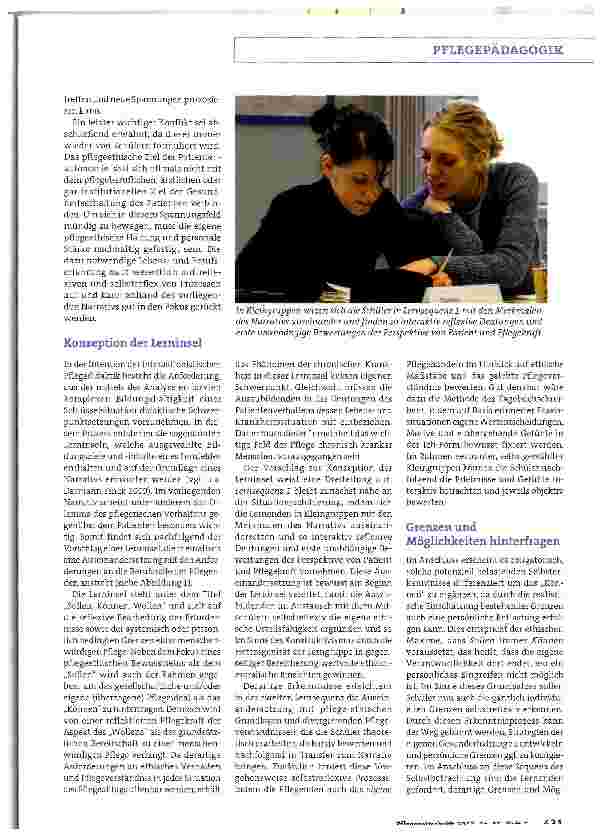 Vorschauseite 4: Reflexionsfähigkeit stärken: Ein Auftrag der Pflegeausbildung