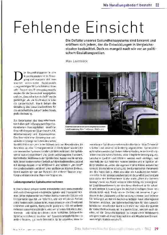Vorschauseite 1: Fehlende Einsicht