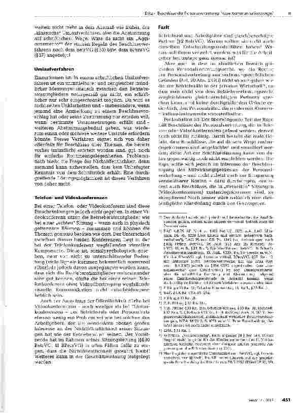 Vorschauseite 2: Beschlüsse der Personalvertretung Neue Kommunikationswege?