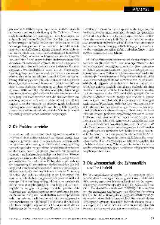 Vorschauseite 3: Zahnmedizin