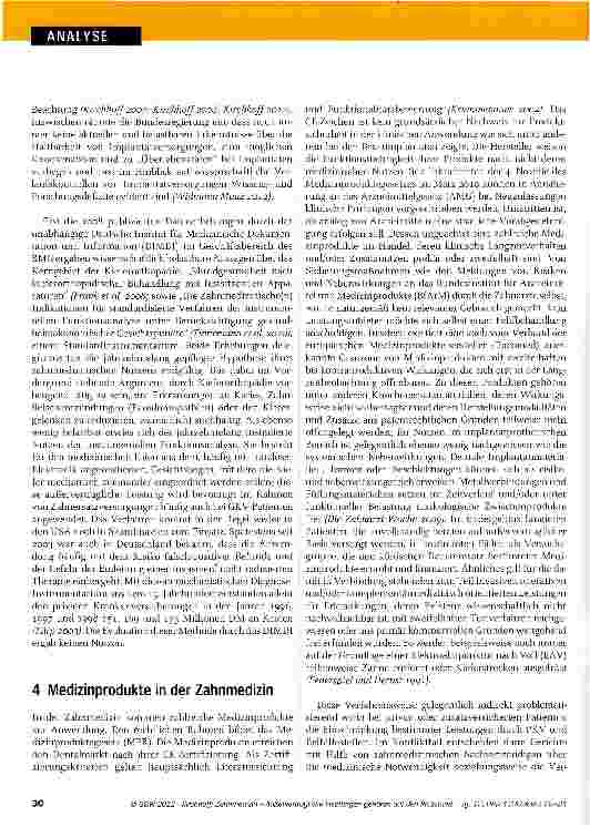 Vorschauseite 6: Zahnmedizin