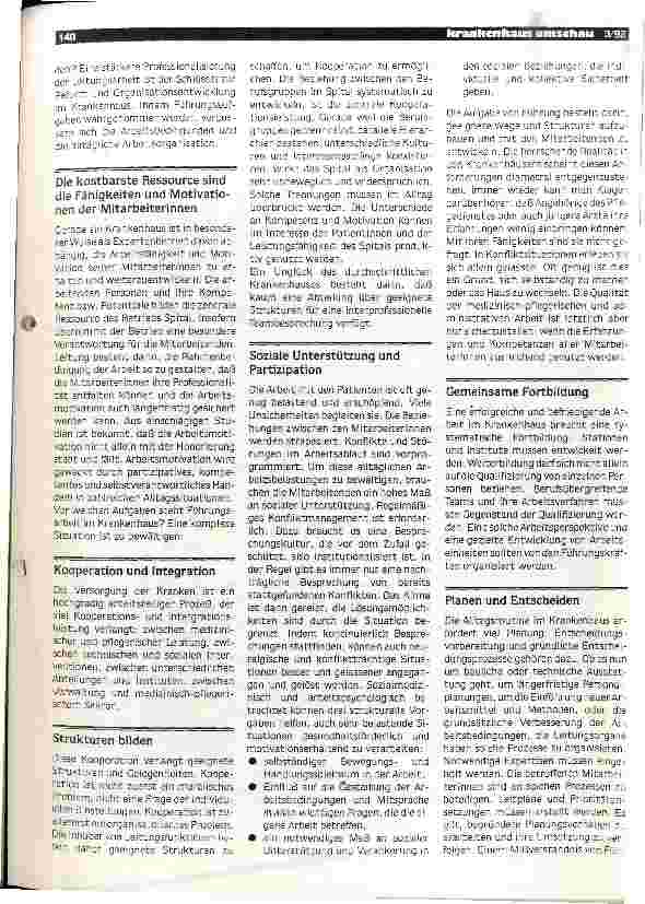 Vorschauseite 2: Führen im Krankenhaus