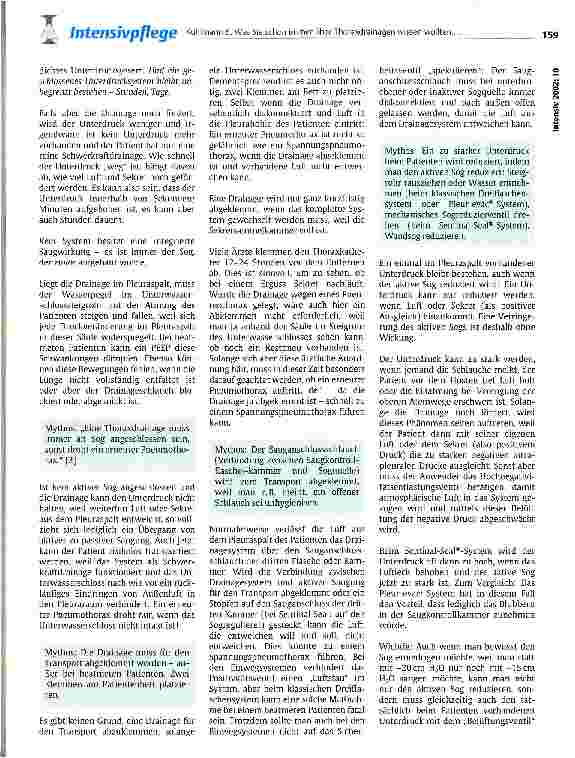 Vorschauseite 6: Was Sie schon immer über Thoraxdrainagen wissen wollten ...