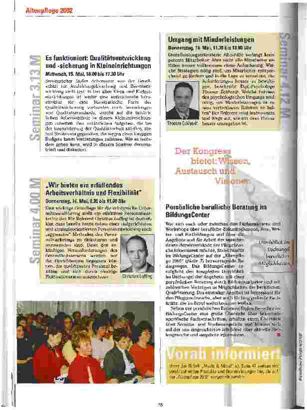Vorschauseite 4: Neues erfahren - Wissen vertiefen