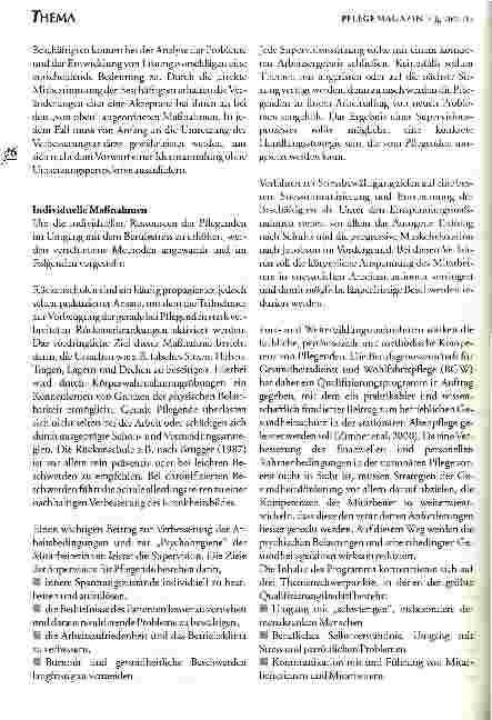 Vorschauseite 3: Arbeitsbelastungen in der Altenpflege