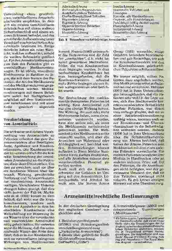 Vorschauseite 2: Stationshandbuch klinische Krankenpflege 34. Folge: Arzneiapplikation (3)
